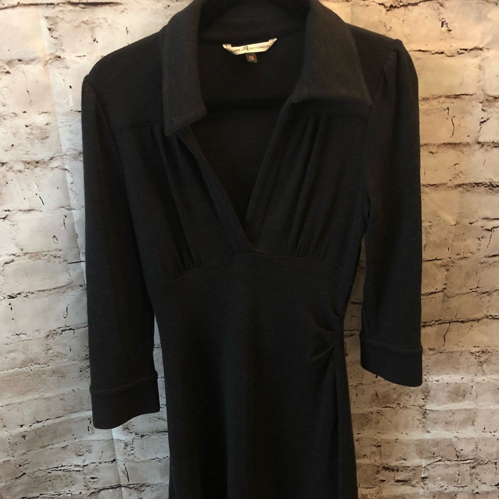 DVF Diane Von Furstenberg Shirt Polo Dress Size 12
